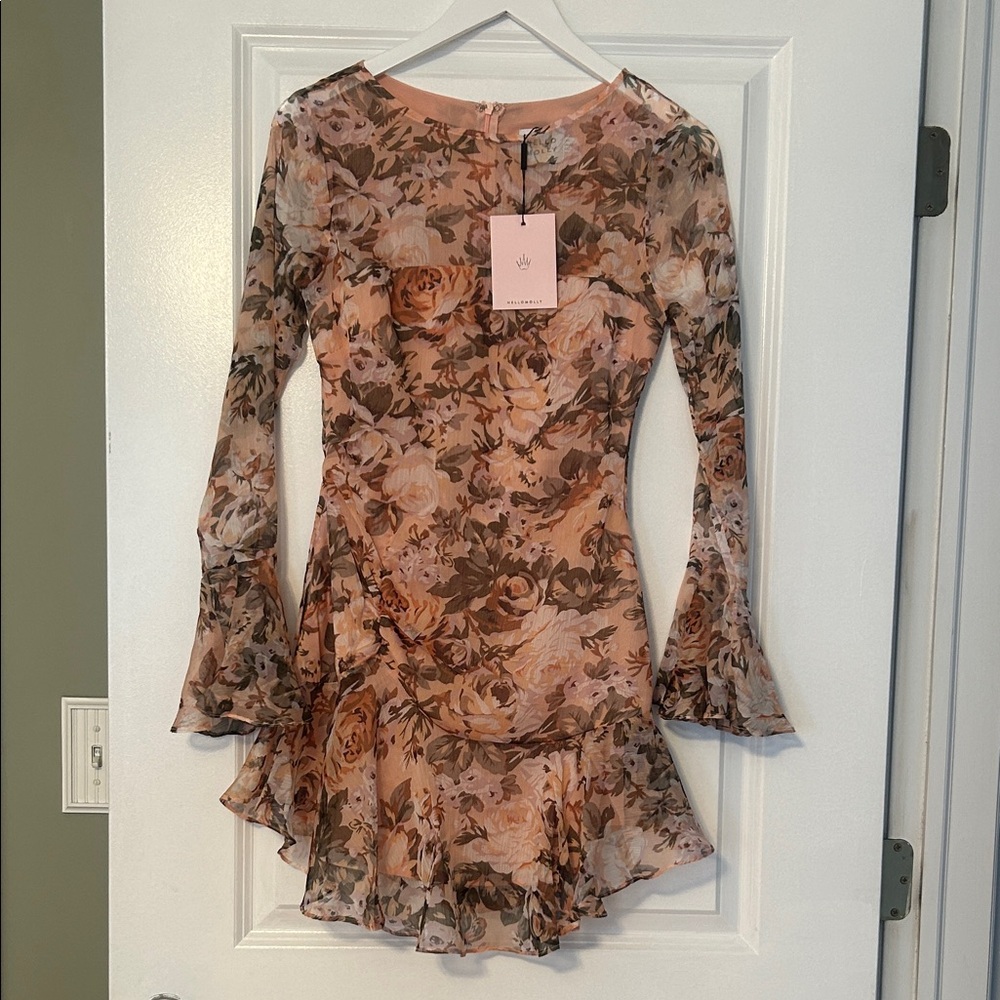 Floral Long Sleeve Dress